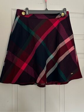 Tommy Hilfiger Plaid A-Line Skirt - Size 6